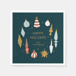 Guardanapo De Papel Enfeites de natal Felizes Feriados