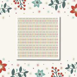 Guardanapo De Papel Enfeites de Natal Pastel