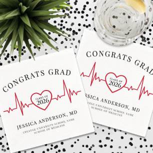 Guardanapo De Papel Enfermagem Médica Doutora Elegante