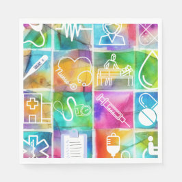 Guardanapo De Papel Enfermeira Amor