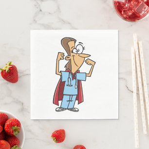 Guardanapo De Papel Enfermeira de super-heróis Napkins