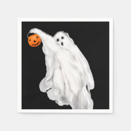 Guardanapo De Papel Engraçado Adulto Halloween Hilariar Fantasma