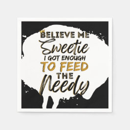 Guardanapo De Papel Engraçado Aniversário/Chá de fraldas do Hip Hop da