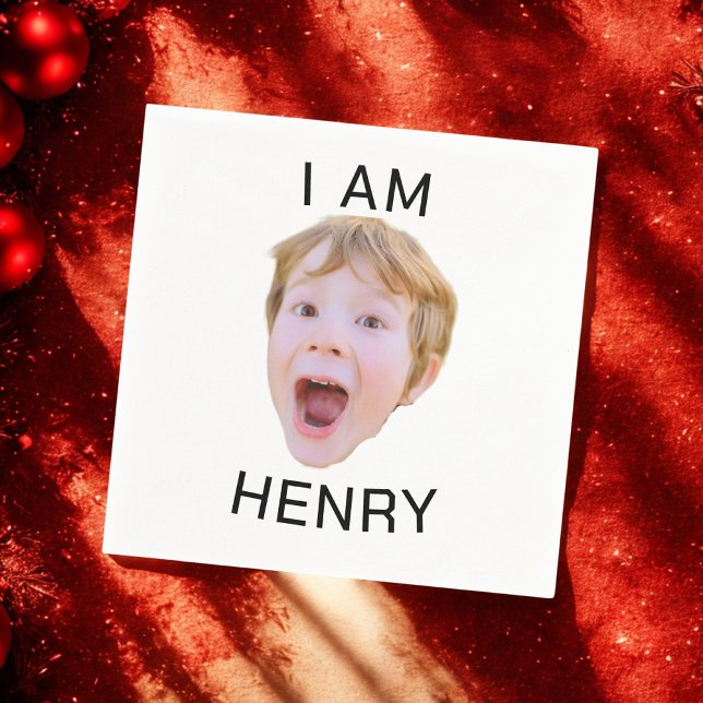 Guardanapo De Papel Engraçado Carinha Personalizada Nápoles Festa de a (Criador carregado)