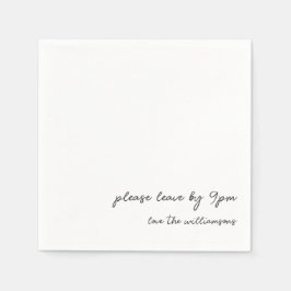 Guardanapo De Papel Engraçado Citação do Envelhecimento Noturno Person