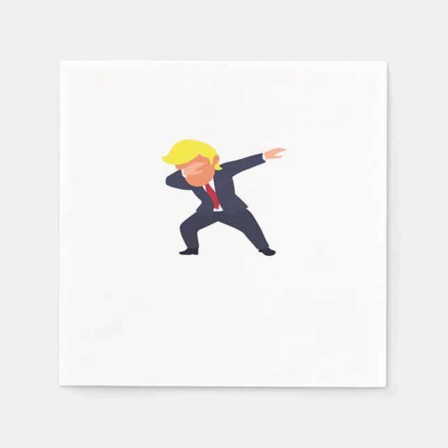 Guardanapo De Papel Engraçado Dabbing Design Classic (Frente)