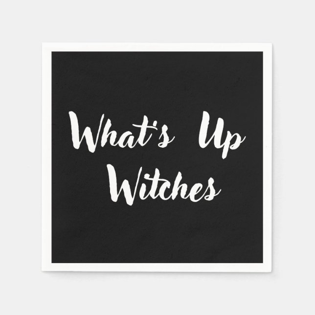 Guardanapo De Papel Engraçado Dizer Halloween (Frente)