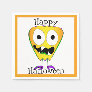 Guardanapo De Papel Engraçado, Monstro, Halloween