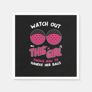 Guardanapo De Papel Engraçado Torna Mulheres Incríveis Golfistas Manip