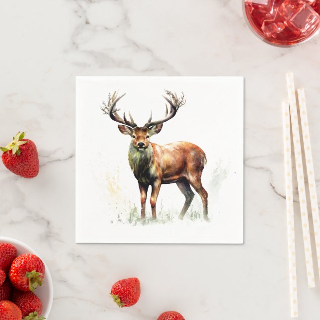 Guardanapo De Papel Enorme Deer (Insitu)