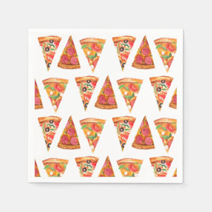 Guardanapo De Papel Ensaio de Amor e Pizza Jantar Noivado Chá de Noiva