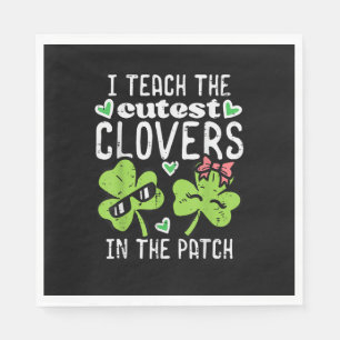 Guardanapo De Papel Ensino Os Mais Bastantes Vestidos No Patch St Patr