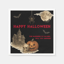 Guardanapo De Papel Entre Se Você Atrever - Maldito Halloween De Casa