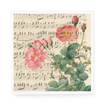 Ephemera Floral Rosa Vintage