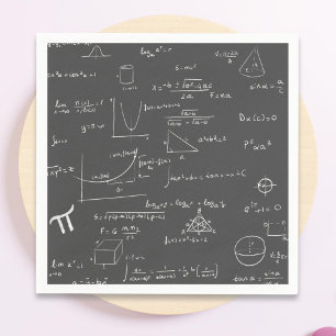 Guardanapo De Papel Equações matemáticas, fórmulas e grupos gráfi