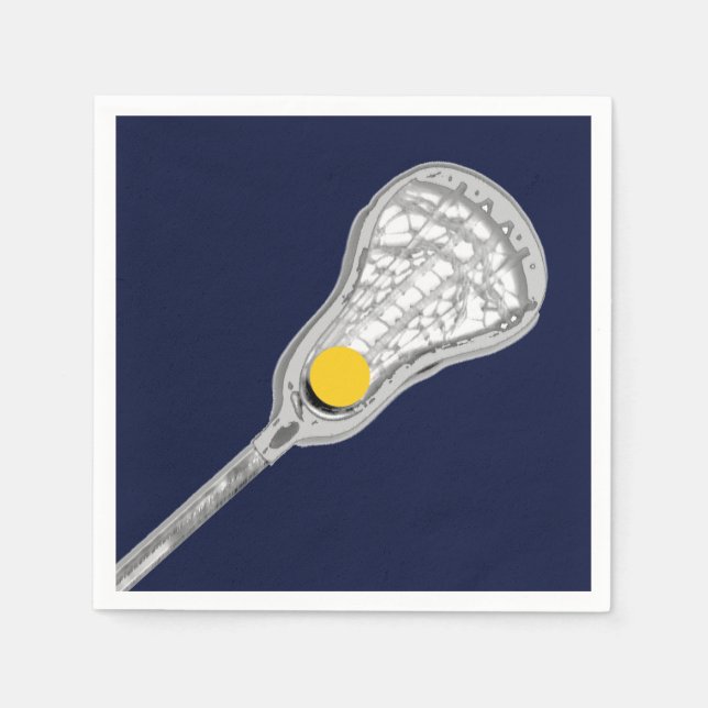 Guardanapo De Papel Equipe de Lacrosse (Frente)