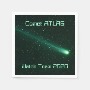 Guardanapo De Papel Equipe de Monitoramento do Comet ATLAS 2020