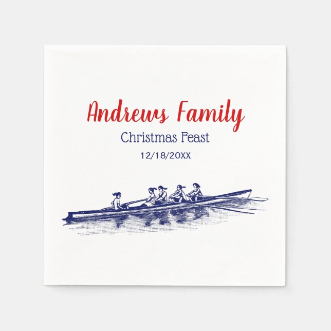 Guardanapo De Papel Equipe de Tripulação de Remoção de Mulheres Esport (Frente)