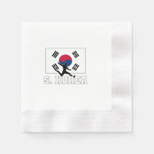 Guardanapo De Papel Equipe Nacional de Futebol da Coreia do Sul