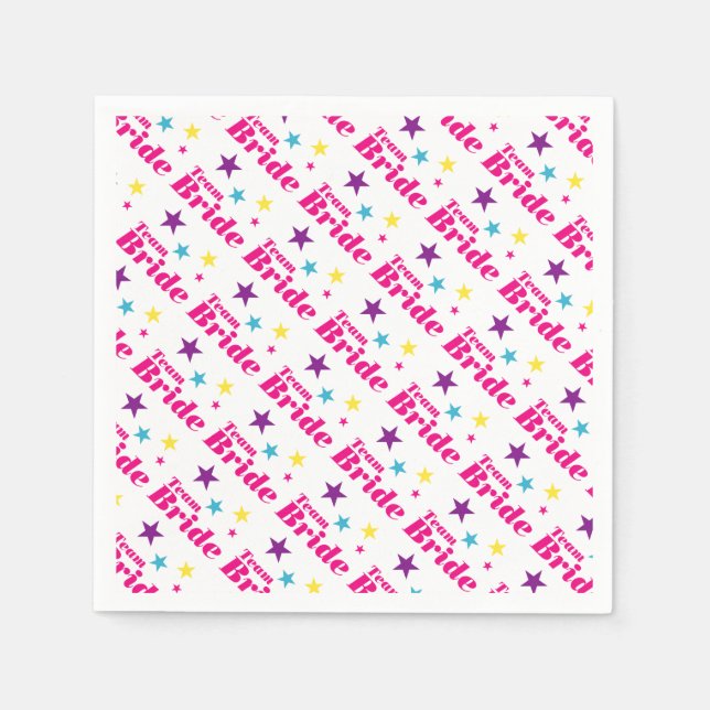 Guardanapo De Papel Equipe noiva (Frente)