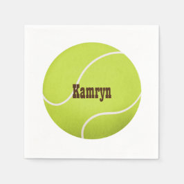 Guardanapo De Papel Equipe Personalizada de Aniversário da Bola de Tên