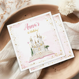 Guardanapo De Papel Era Uma Vez Princesa Festa de 1º Aniversário