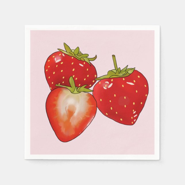 Guardanapo De Papel Erdbeeren (Frente)