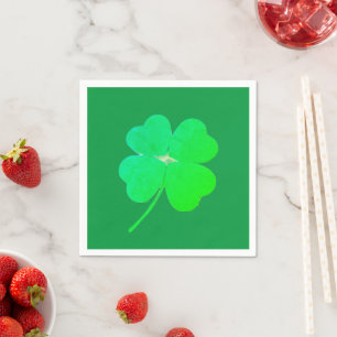 Guardanapo De Papel Erin vai Rua de Shamrock do Bragh. Dia de Patrick 
