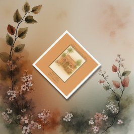 Guardanapo De Papel Escape do casamento de destino do pátio índio