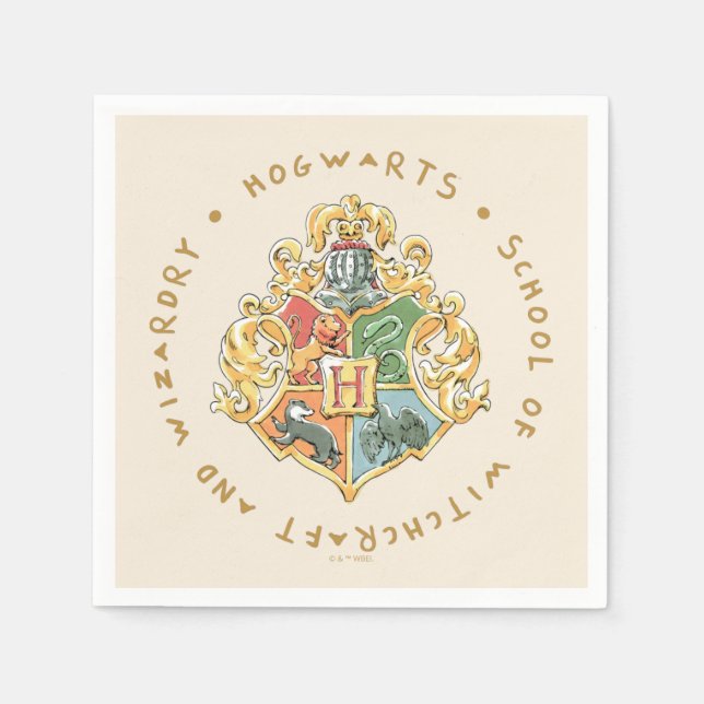 Guardanapo De Papel Escola de Magia e Bruxaria HOGWARTS™ (Frente)