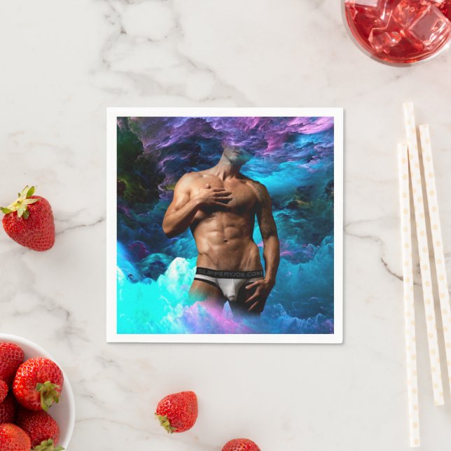 Guardanapo De Papel EscorregadioJoe muscular roupa interior vibrante (Insitu)
