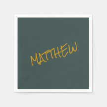 Escrito com letras douradas modernas verdes escura