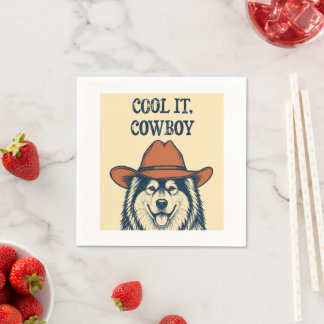 Guardanapo De Papel "Esfrie, Cowboy"