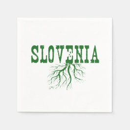 Guardanapo De Papel Eslovênia Roots Word Art Sloveny Paper Party