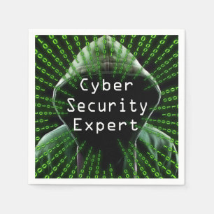 Guardanapo De Papel Especialista em negócios do Cyber Security