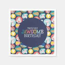 Guardanapo De Papel Espécies De Tubarões