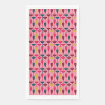 Espelhos de vidro cor-de-rosa, azul e tinto