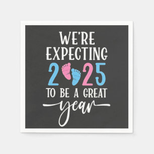 Guardanapo De Papel Esperamos que 2025 seja Casal ano