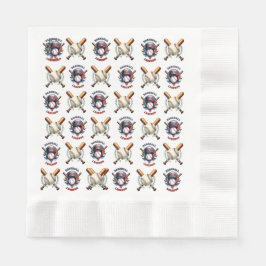 Guardanapo De Papel Espírito All-Star: Esporte Clássico do Baseball Es