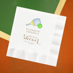 Guardanapo De Papel Esportes de Lover Aquarela Pickleball Themed Brida