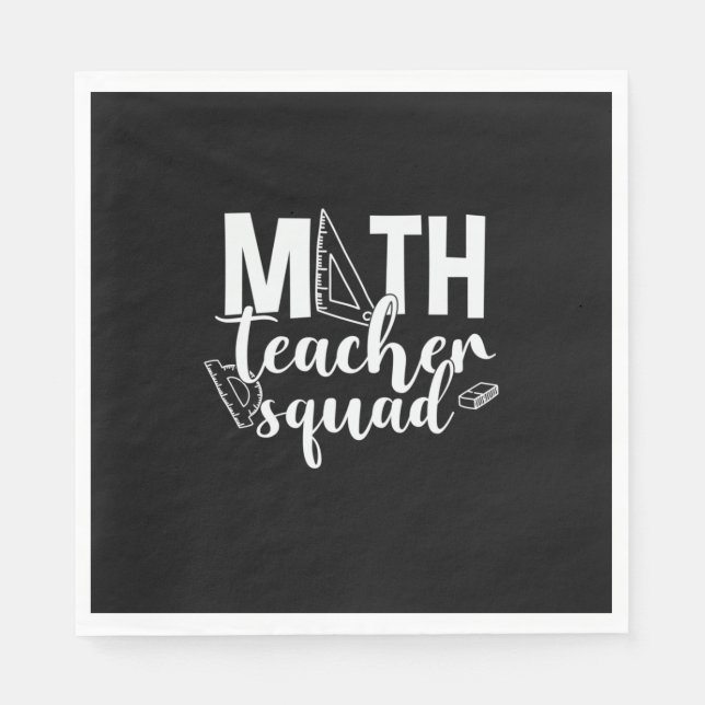 Guardanapo De Papel Esquadrão de Professores de Matemática (Frente)