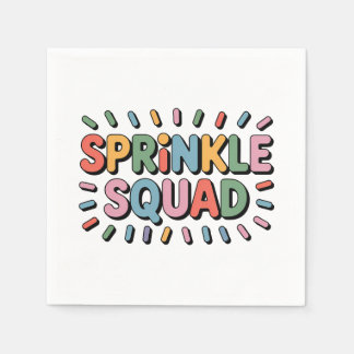 Guardanapo De Papel Esquadrão Sprinkle | Baby Sprinkle