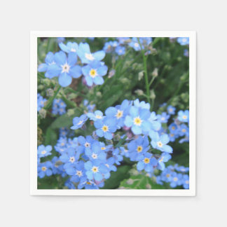 Guardanapo De Papel *Esqueça-me-não* Cocktail Napkins