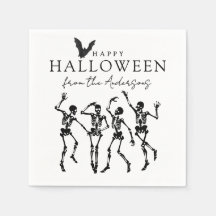 Esqueletos Dançantes Modernos Feliz Halloween