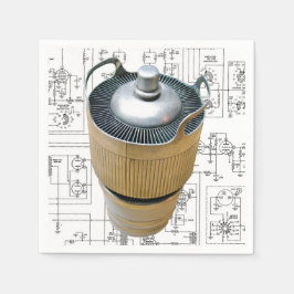 Guardanapo De Papel Esquema do tubo de transmissão de cerâmica