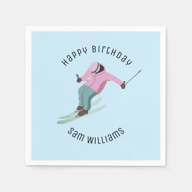 Guardanapo De Papel Esqui (Frente)