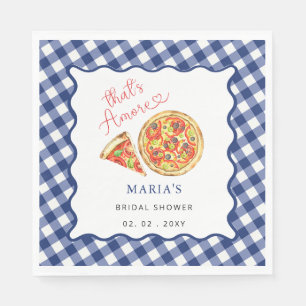 Guardanapo De Papel Esse Chá de panela Do Partido Da Pizza Italiana
