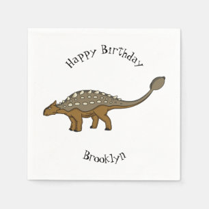 Guardanapo De Papel Esta manada de dinossauros blindados de ankylosaur