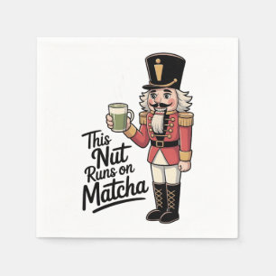 Guardanapo De Papel Esta Nut Está Correndo no Matcha Christmas Nutcrac