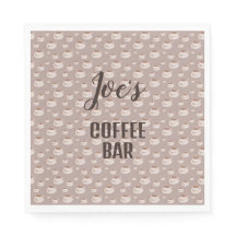 Estação Personalizada de Bar de Café Napkins